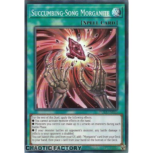 ROTA-EN065 Succumbing-Song Morganite Super Rare 1st Edition NM