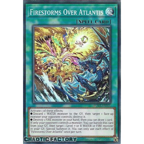 ROTA-EN066 Firestorms Over Atlantis Super Rare 1st Edition NM