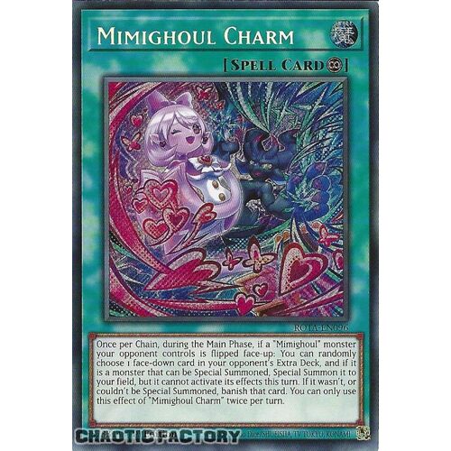 ROTA-EN096 Mimighoul Charm Secret Rare 1st Edition NM