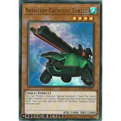 ROTD-EN003 Artillery Catapult Turtle Ultra Rare 1st Edition NM