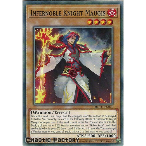 ROTD-EN015 Infernoble Knight Maugis Common 1st Edition NM