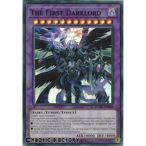 ROTD-EN040 The First Darklord Super Rare 1st Edition NM