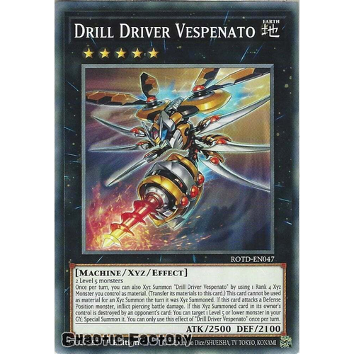 ROTD-EN047 Drill Driver Vespenato Common 1st Edition NM