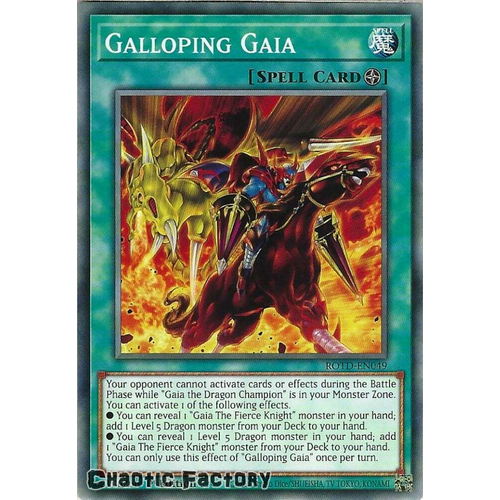 ROTD-EN049 Galloping Gaia Common 1st Edition NM