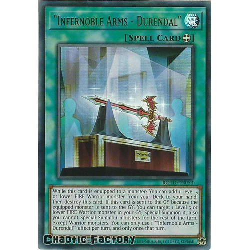 ROTD-EN053 Infernoble Arms - Durendal Ultra Rare 1st Edition NM