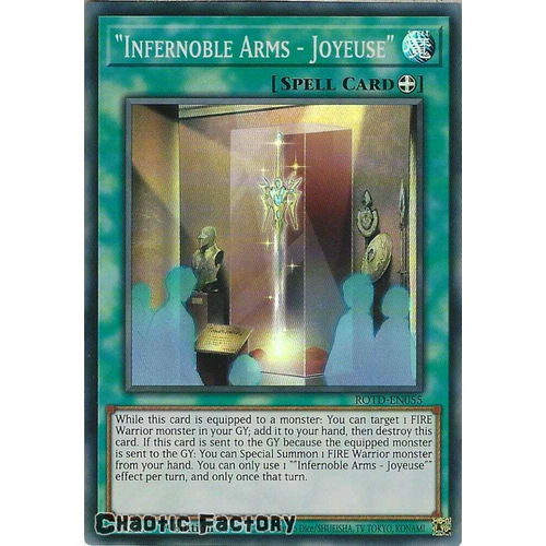 ROTD-EN055 Infernoble Arms - Joyeuse Super Rare 1st Edition NM