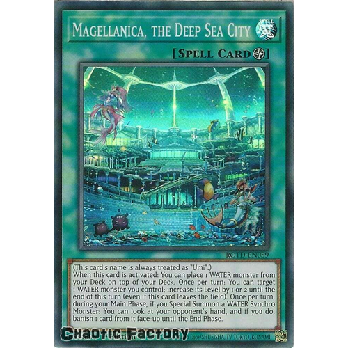 ROTD-EN059 Magellanica, the Deep Sea City Super Rare 1st Edition NM