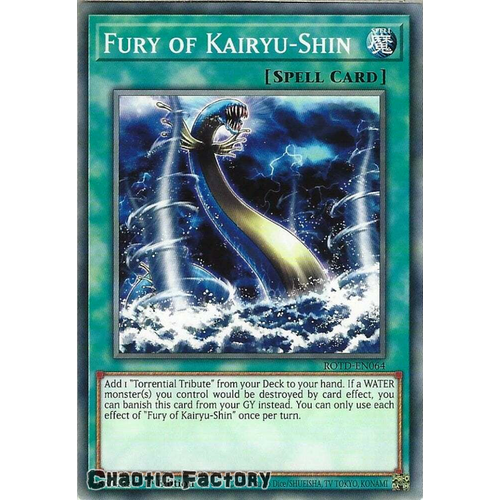 ROTD-EN064 Fury of Kairyu-Shin Common 1st Edition NM