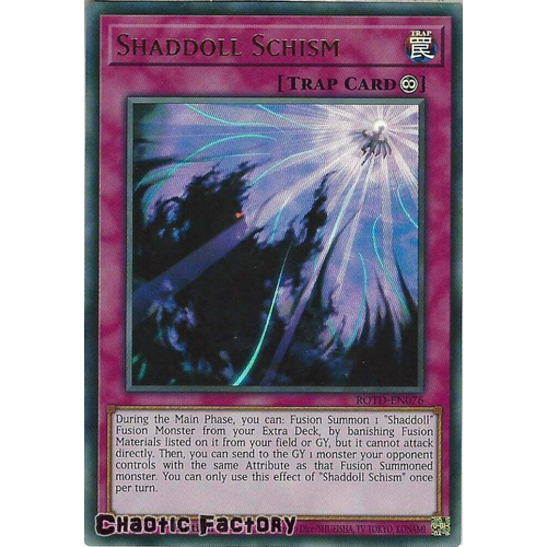 ROTD-EN076 Shaddoll Schism Ultra Rare 1st Edition NM