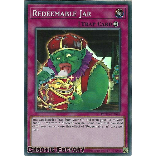 ROTD-EN078 Redeemable Jar Super Rare 1st Edition NM