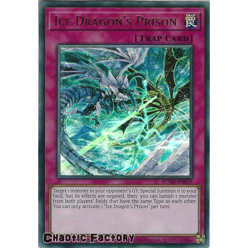 ROTD-EN079 Ice Dragon's Prison Ultra Rare 1st Edition NM