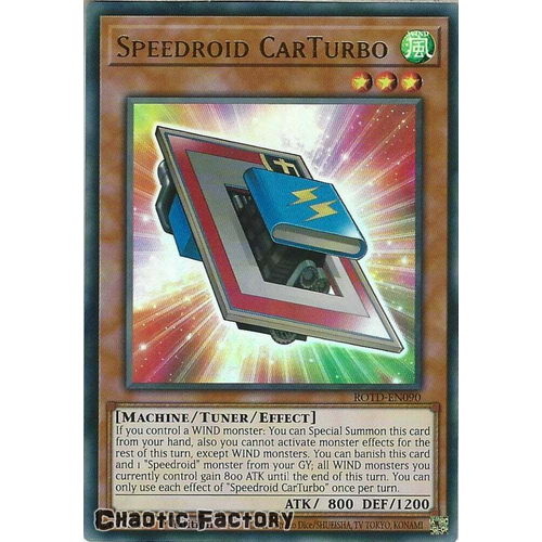 ROTD-EN090 Speedroid CarTurbo Ultra Rare 1st Edition NM