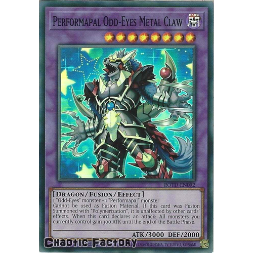 ROTD-EN092 Performapal Odd-Eyes Metal Claw Super Rare 1st Edition NM