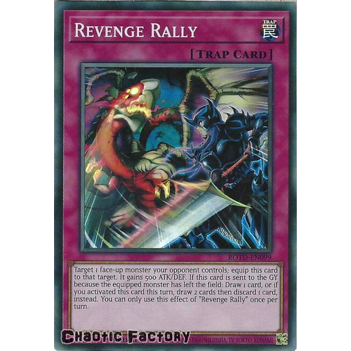 ROTD-EN099 Revenge Rally Super Rare 1st Edition NM