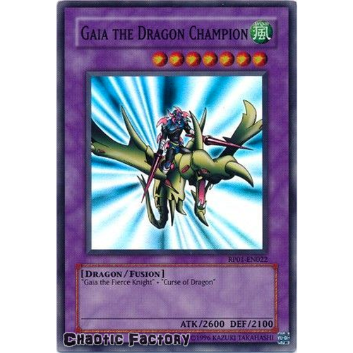 Gaia the Dragon Champion - RP01-EN022 - Super Rare NM