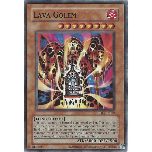 RP02-EN082 Lava Golem Super Rare NM