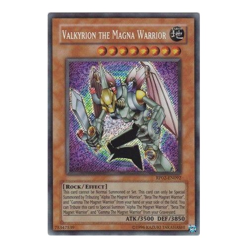 RP02-EN092 Valkyrion the Magna Warrior Secret Rare NM