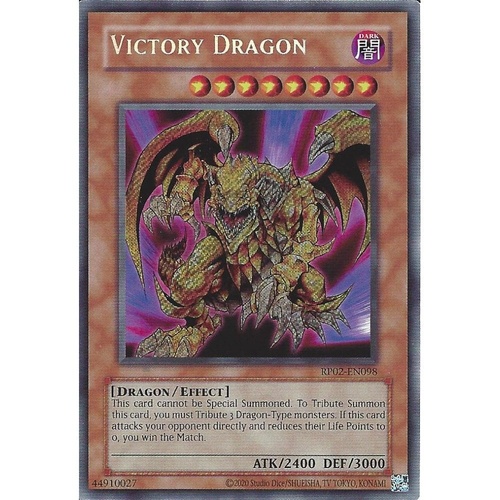 RP02-EN098 Victory Dragon Secret Rare NM