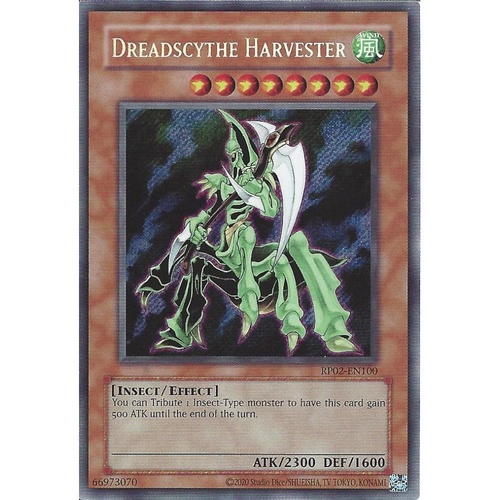 RP02-EN100 Dreadscythe Harvester Secret Rare NM