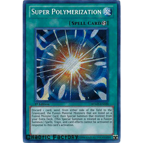 Super Polymerization - RYMP-EN029 - Secret Rare 1st Edition NM