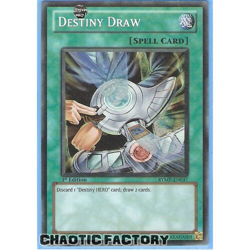 RYMP-EN037 Destiny Draw Secret Rare 1st Edition NM
