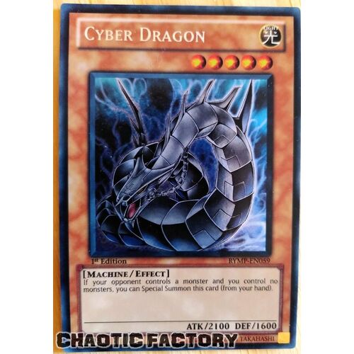 Cyber Dragon - RYMP-EN059 - Secret Rare 1st Edition NM