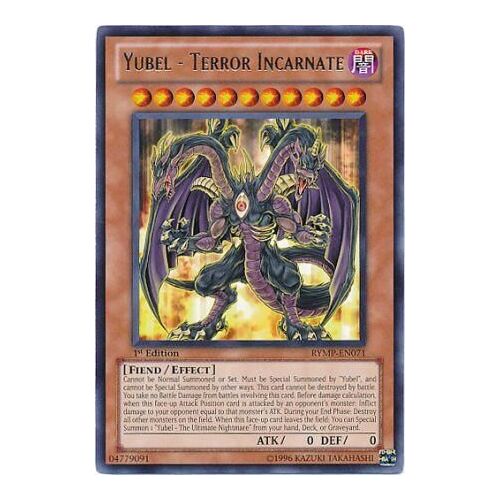 Yubel - Terror Incarnate - RYMP-EN071 - Rare 1st Edition NM