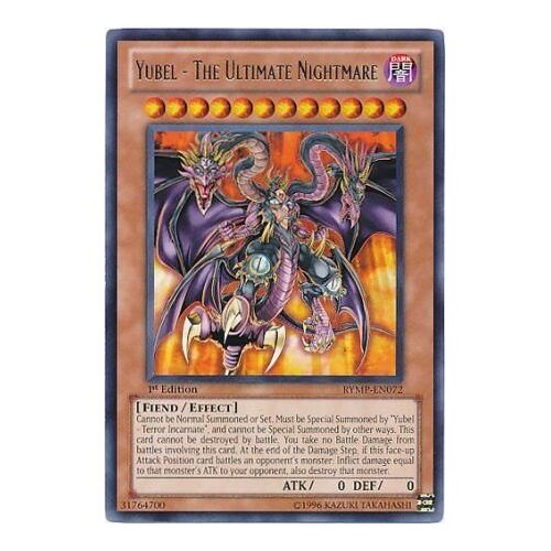 Yubel - The Ultimate Nightmare - RYMP-EN072 - Rare 1st Edition NM