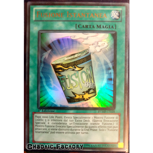Instant Fusion / Fusione Istantanea - RYMP-IT028 - Ultra Rare 1st Edition NM