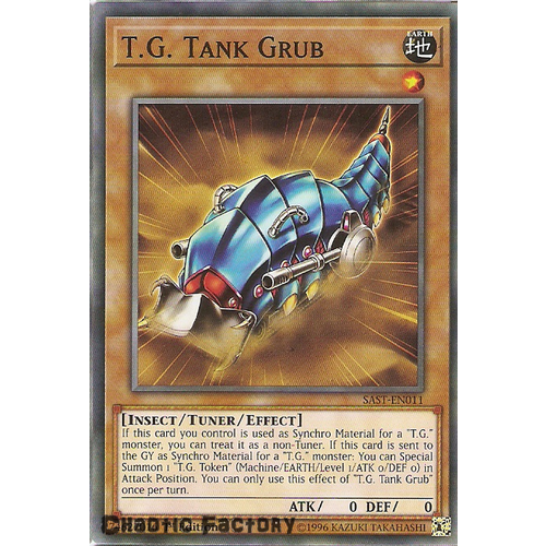 Yuigoh SAST-EN011 T.G. Tank Grub Common 1st Edition NM