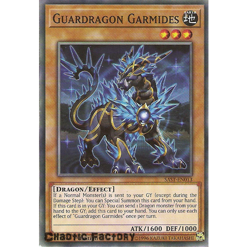 Yuigoh SAST-EN013 Guardragon Garmides Common 1st Edition NM