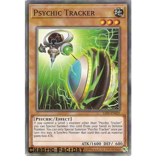 Yuigoh SAST-EN025 Psychic Tracker Common 1st Edition NM