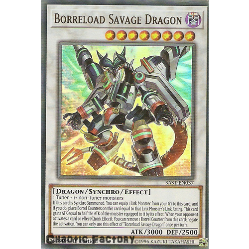 Yuigoh SAST-EN037 Borreload Savage Dragon Ultra Rare 1st Edition NM