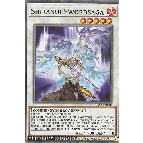 Yuigoh SAST-EN040 Shiranui Swordsaga Common 1st Edition NM