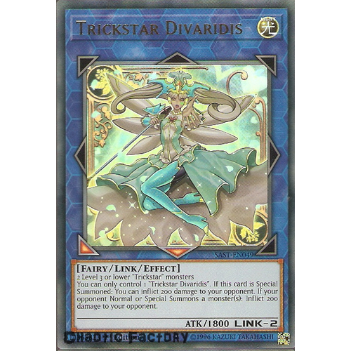 Yuigoh SAST-EN049 Trickstar Divaridis Ultra Rare 1st Edition NM