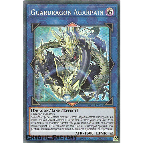 Yuigoh SAST-EN053 Guardragon Agarpain Super Rare 1st Edition NM