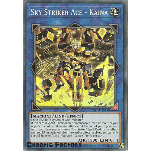 SAST-EN055 Sky Striker Ace - Kaina Super Rare 1st Edition NM