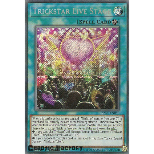 SAST-EN058 Trickstar Live Stage Secret Rare 1st Edition NM