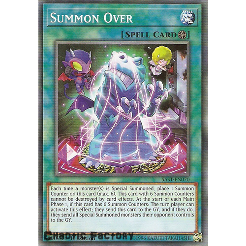 Yuigoh SAST-EN070 Summon Over Common 1st Edition NM