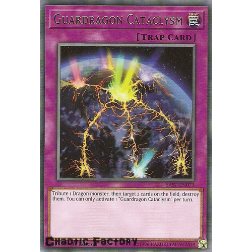 Yuigoh SAST-EN073 Guardragon Cataclysm Rare 1st Edition NM