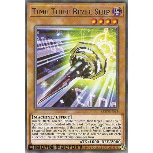 Yuigoh SAST-EN083 Time Thief Bezel Ship Common 1st Edition NM