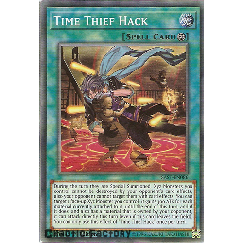 Yuigoh SAST-EN086 Time Thief Hack Common 1st Edition NM