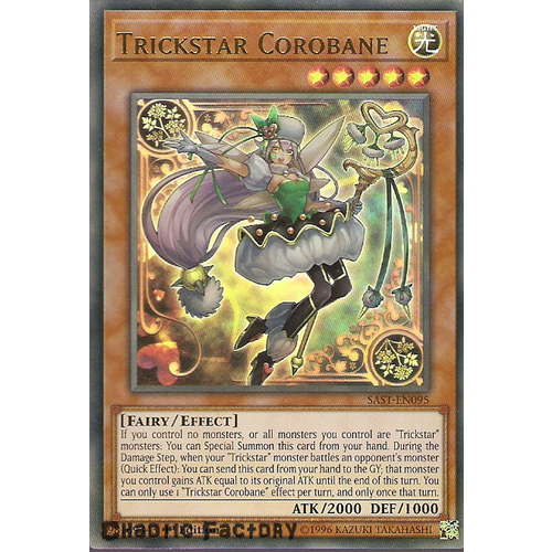 Yuigoh SAST-EN095 Trickstar Corobane Ultra Rare 1st Edition NM