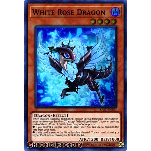 White Rose Dragon - SAST-ENSE4 - Super Rare Limited Edition