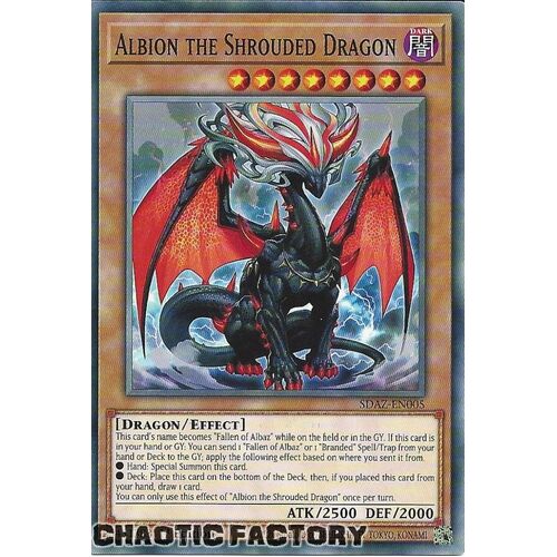 SDAZ-EN005 Albion the Shrouded Dragon Common 1st Edition NM