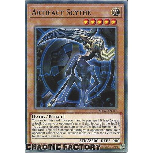 SDAZ-EN011 Artifact Scythe Common 1st Edition NM