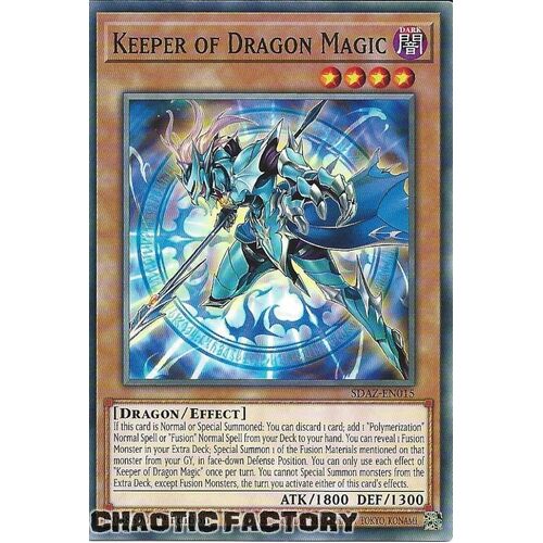 SDAZ-EN015 Keeper of Dragon Magic Common 1st Edition NM