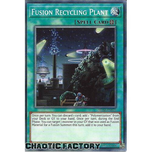 SDAZ-EN025 Fusion Recycling Plant Common 1st Edition NM