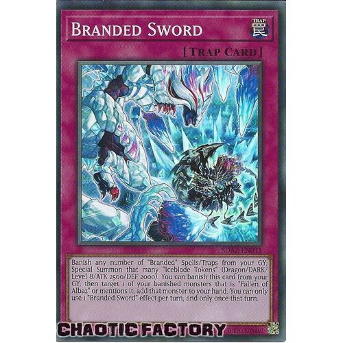 SDAZ-EN031 Branded Sword Super Rare 1st Edition NM