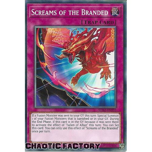 SDAZ-EN033 Screams of the Branded Common 1st Edition NM